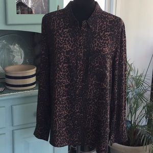Cosmic Blue Brown Top